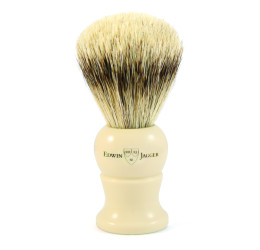 Edwin Jagger Imitation Ivory Shaving Brush (Super Badger)