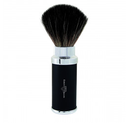 Edwin Jagger Synthetic Travel Shaving Brush (Black)