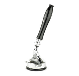 Edwin Jagger Gillette® Mach3® or Fusion® ProGlide® Razor Shaving Set Chatsworth Imitation Ebony 2pc