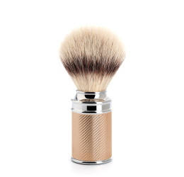 Muhle Rose gold plated shaving brush (synthetic silvertip fibre)