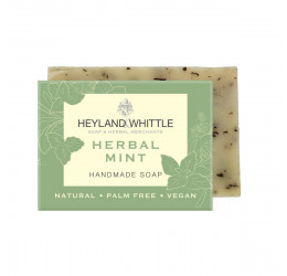 Heyland & Whittle Luxurious Handmade Herbal Mint Soap Bar 120g