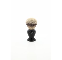 Edwin Jagger EJ366 Imitation Ebony Silver Tip Badger Shaving Brush (Large)