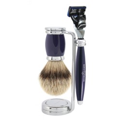 Edwin Jagger 3pc Blue Bulbous Set (Fusion)