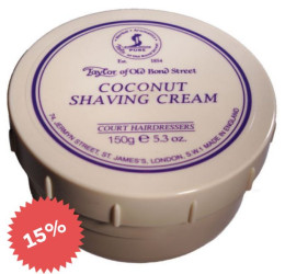 Taylor of Old Bond Street Coconut Shaving Cream Tub 150g