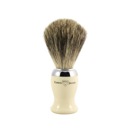 Edwin Jagger Imitation Ivory Shaving Brush (Pure Badger)