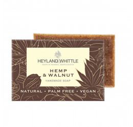 Heyland & Whittle Luxurious Handmade Hemp & Walnut Soap Bar 120g