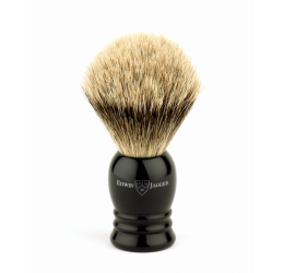 Edwin Jagger Imitation Ebony Super Badger Shaving Brush (Small)