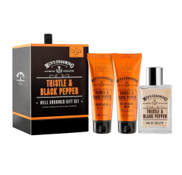 Scottish Fine Soaps Thistle & Black Pepper Well Groomed Gift Set