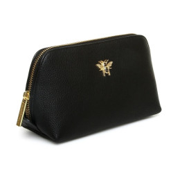 Alice Wheeler Black Beauty Case/Make-Up Bag L 