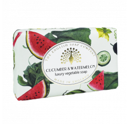 The English Soap Company Vintage Cucumber & Watermelon Wrapped Soap 190g         