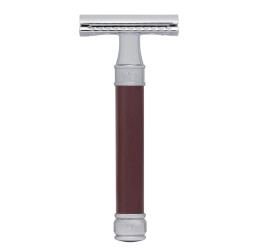 Edwin Jagger DE812 Burgundy DE Safety Razor (Closed Comb)