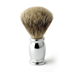 Edwin Jagger Bulbous Chrome Shaving Brush (Best Badger)