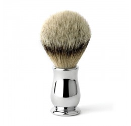 Edwin Jagger Chatsworth Chrome Shaving Brush (Super Badger)
