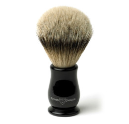 Edwin Jagger Chatsworth Imitation Ebony Shaving Brush (Super Badger)