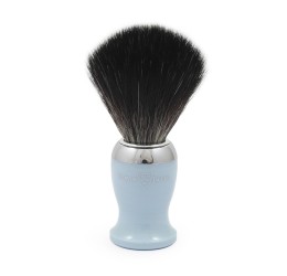 Edwin Jagger Light Blue Shaving Brush (Black Synthetic)