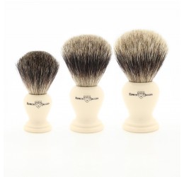 Edwin Jagger EJ367 Imitation Ivory Shaving Brush (Best Badger)