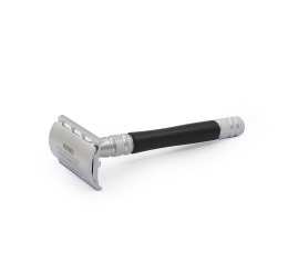  Feather WS-D2S Wood Handle Stainless Steel DE Razor