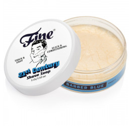 Fine Accoutrements Barber Blue 21st Century Shaving Soap 150ml