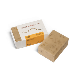 Highland Soap Co. Whisky & Honey Handmade Soap Bar 190g