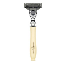 Edwin Jagger Chatsworth Ivory Mach3 Razor