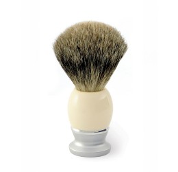 Edwin Jagger Riva Imitation Ivory Best Badger Shaving Brush