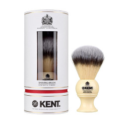 Kent Medium Synthetic Ivory White Shaving Brush