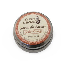 Le Pere Lucien Cedar & Orange Shaving Soap 200g