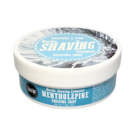 Nordic Shaving Co. Menthol & Pine Shaving Soap 114g