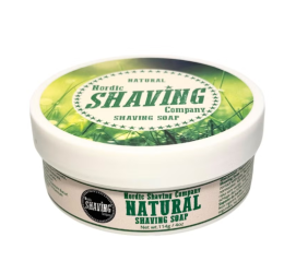 Nordic Shaving Co. Natural Unscented Shaving Soap 114g