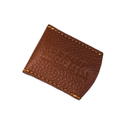 Parker Leather Safety Razor Cover Brown (top)
