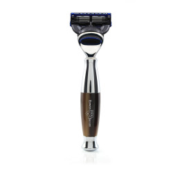 Edwin Jagger Imitation Horn & Chrome Fusion Razor