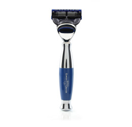 Edwin Jagger Blue & Chrome Fusion Razor