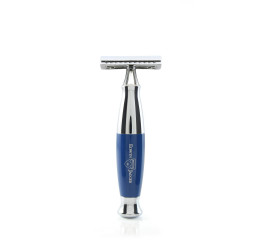 Edwin Jagger Blue & Chrome DE Safety Razor