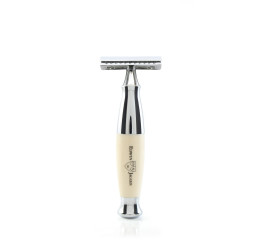 Edwin Jagger Imitation Ivory & Chrome DE Safety Razor