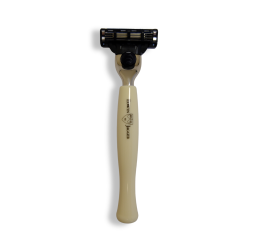 Edwin Jagger Imitation Ivory & Nickel Mach3® Razor