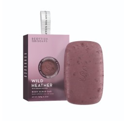 Scottish Fine Soaps Wild Heather Body Scrub Bar 150g