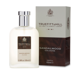 Truefitt & Hill Sandalwood Cologne 100ml with packaging