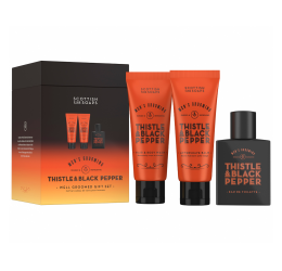 Scottish Fine Soaps Thistle & Black Pepper Well Groomed Gift Set