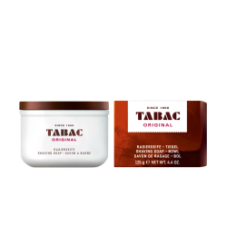 Tabac Shaving Soap in Bowl 125g with packaging