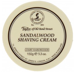 Taylor of Old Bond Street Sandalwood Shaving Cream (150g Tub)