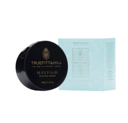 Truefitt & Hill Mayfair Shaving Cream 190g with packaging