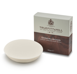 Truefitt & Hill Sandalwood Shaving Soap Refill 100g with packaging