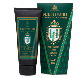 Truefitt & Hill West Indian Limes Shaving Cream tube 75g with packaging
