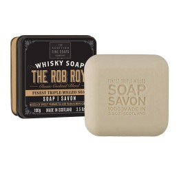 Scottish Fine Soaps The Rob Roy Whisky soap in a tin