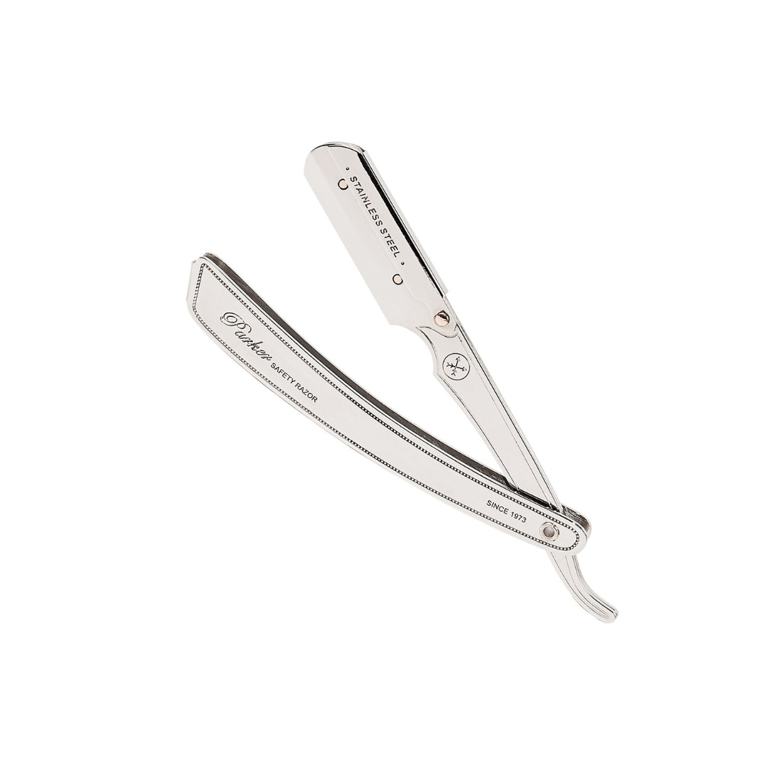 PARKER RAZOR　Swedish Steel【西洋剃刀】 Parker SRX Heavy Duty Stainless Steel Handle Clip Barber Razor