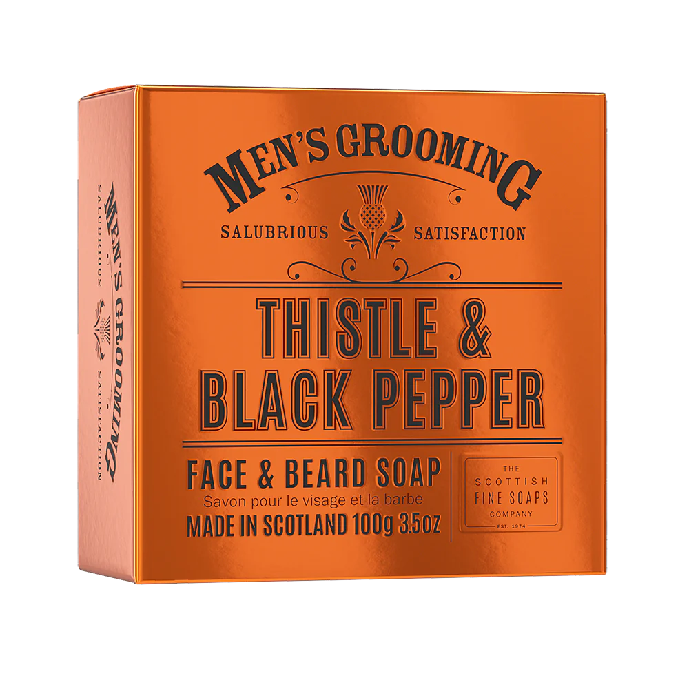 Thistle and black pepper aftershave outlet
