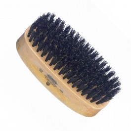 Kent Satin & Beechwood Hairbrush (Black Bristles)