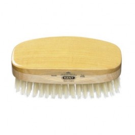 Kent Satin & Beechwood Hairbrush (White Bristles)