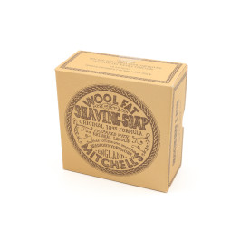 Mitchell's Wool Fat Shaving Soap & Ceramic Dish 125g