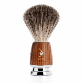 Muhle Rytmo Ash & Chrome Shaving Brush (Pure Badger)